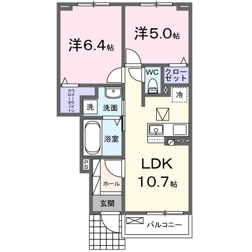 ユニゾン　ＫIIの物件間取画像