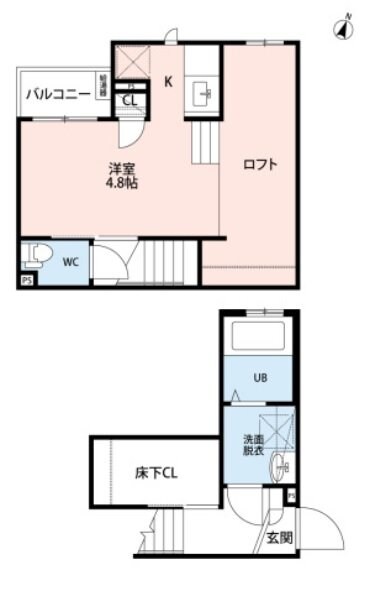 CBふじみ野レーヴの物件間取画像