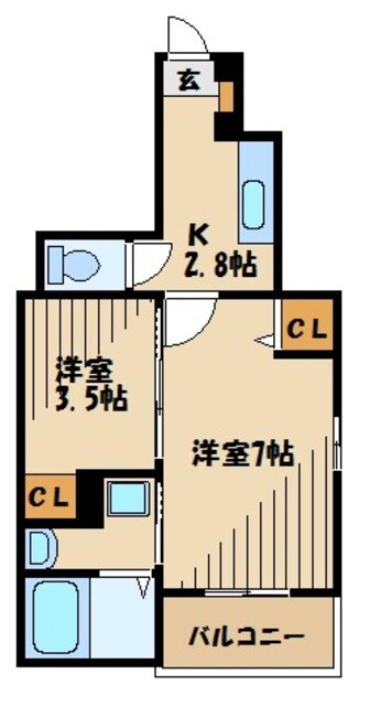 アモーレの物件間取画像