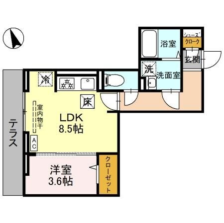 D-Serono川越新宿町の物件間取画像