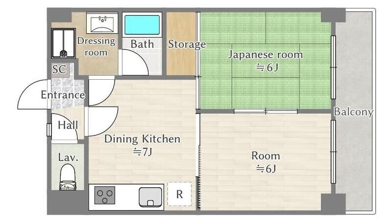 ヒルグランデの物件間取画像