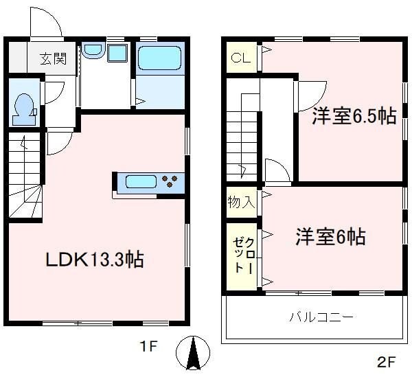 シャイニングヒルの物件間取画像