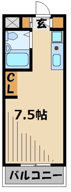 グリーンネスコートの物件間取画像