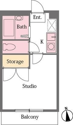 エスティIIIの物件間取画像