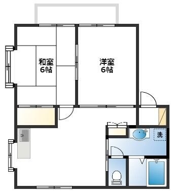 グリーンハイツの物件間取画像