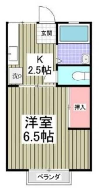 シャトー霞が関の物件間取画像