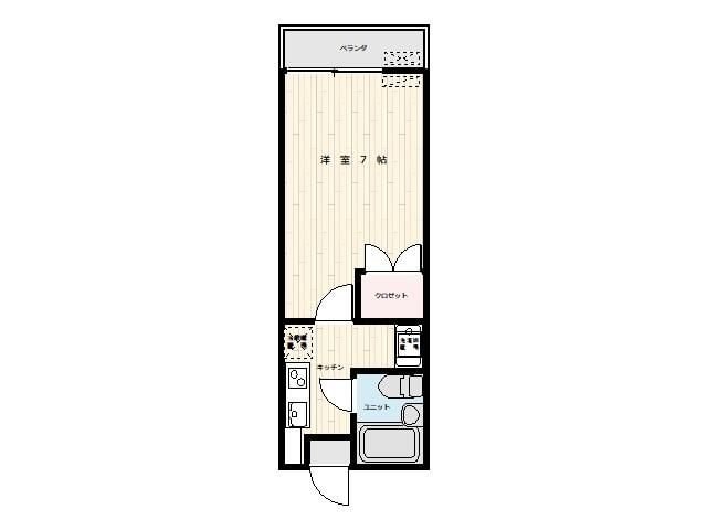 高坂第２コーポの物件間取画像