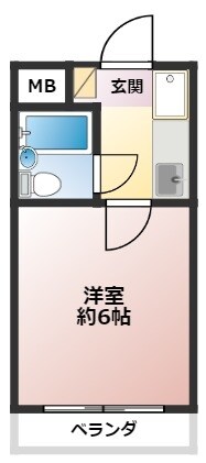 坂戸宝マンションの物件間取画像