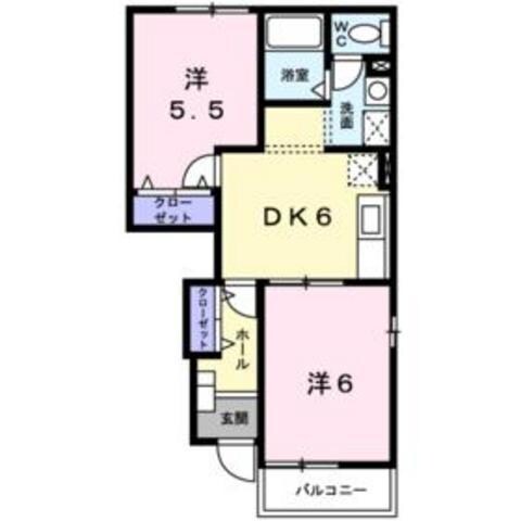 ヴィラ・フォリアの物件間取画像