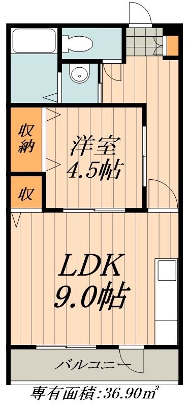 貝沼ビルの物件間取画像