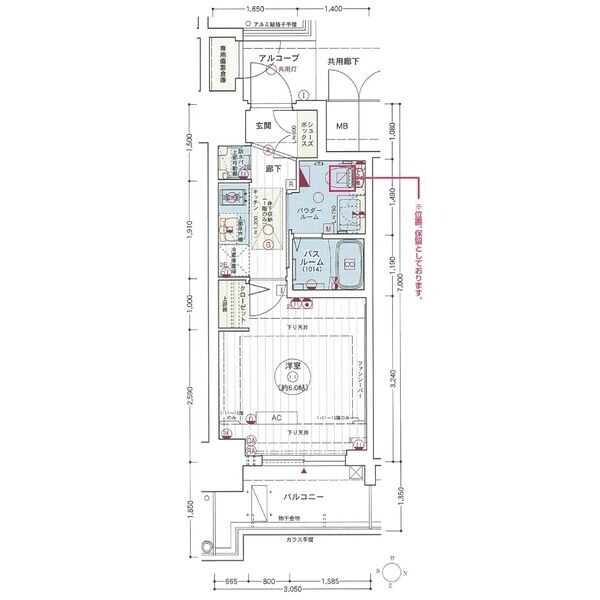 エステムコート名古屋新栄IIアリーナの物件間取画像