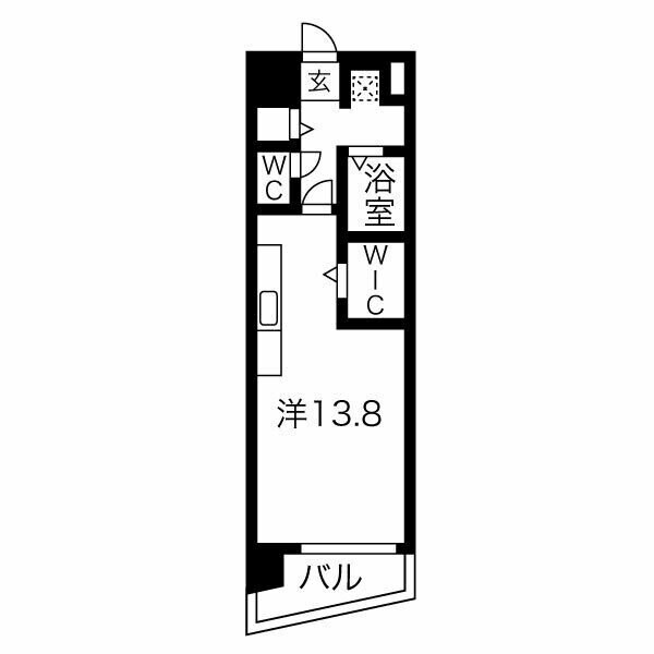 ベルドミール橘の物件間取画像