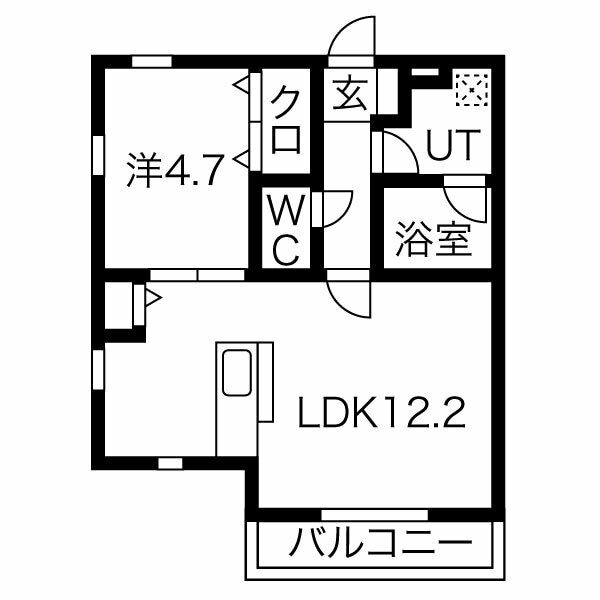 イル・カーサNagaosaの物件間取画像