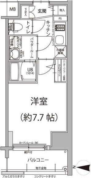 エスリード大須アヴェニューの物件間取画像