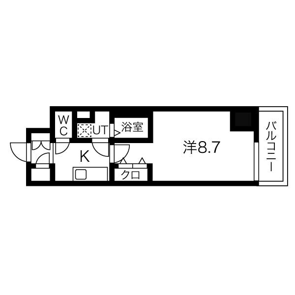 メイクス上前津IVの物件間取画像