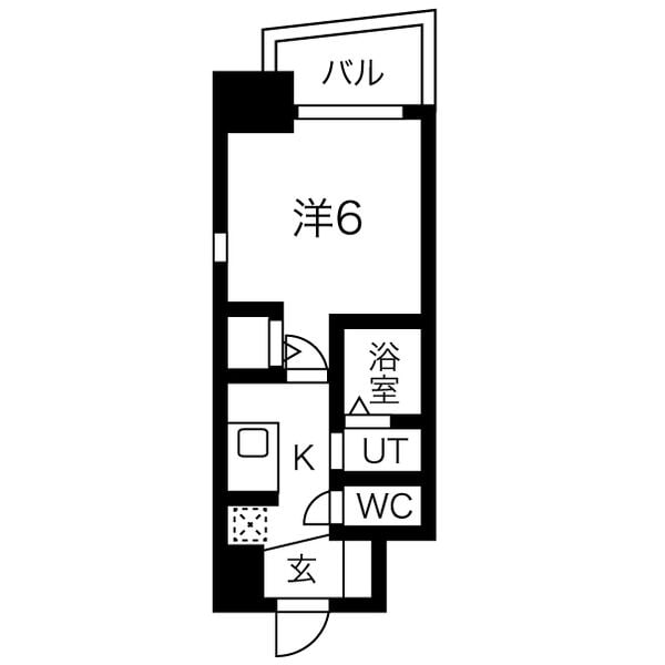 エステムコート名古屋ステーションクロスの物件間取画像