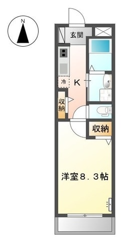 クレア本陣の物件間取画像