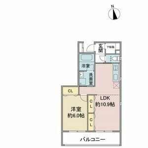 グランシャトゥ那古野の物件間取画像