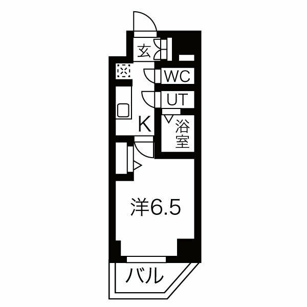 メイクス上前津IIIの物件間取画像