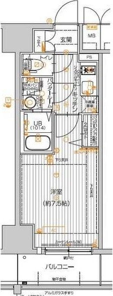 エスリード栄ル・クールの物件間取画像