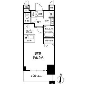 プレサンス名古屋STATIONアブソリュートの物件間取画像