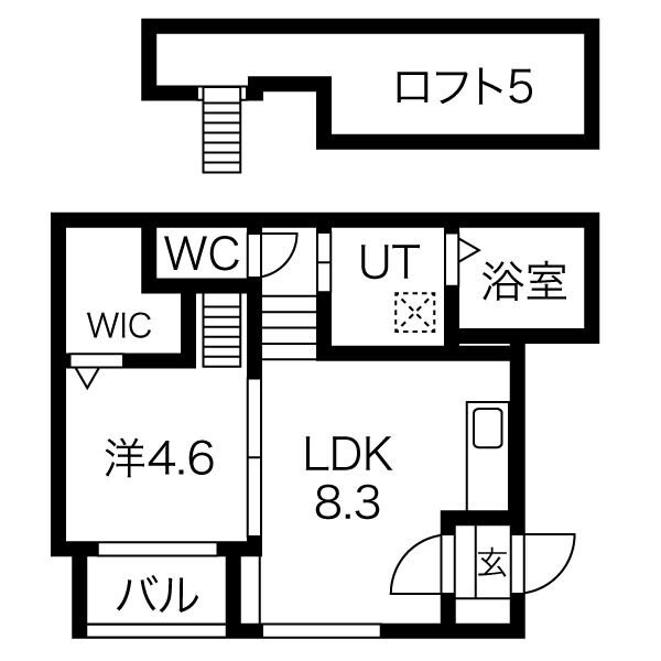 プロスペクト大宮の物件間取画像