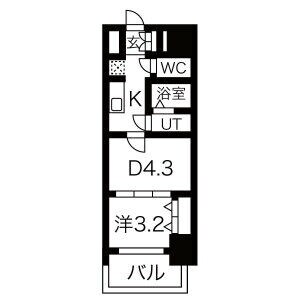 メイクス鶴舞IIの物件間取画像