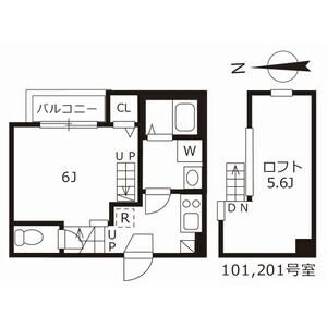 ハーモニーテラス上名古屋の物件間取画像