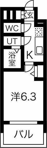 ファステート東別院シュプールの物件間取画像