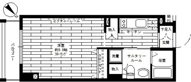 ステージファースト常盤台の物件間取画像