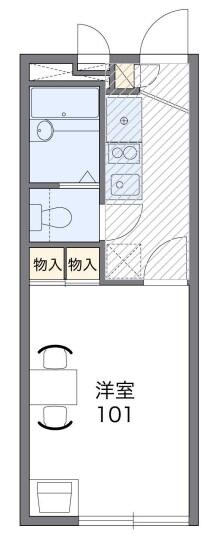 レオパレスボヌールの物件間取画像