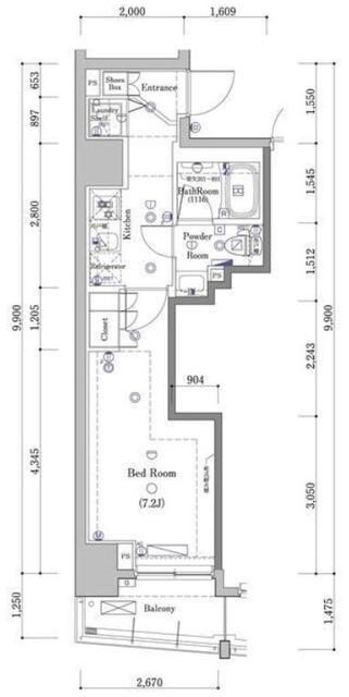 ＤＩＰＳ大山東町の物件間取画像