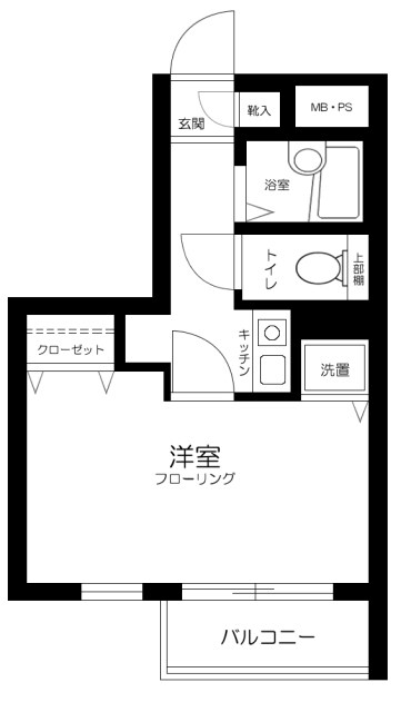 メインステージ池袋本町IIIの物件間取画像