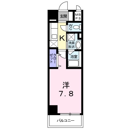 ユニバース大山の物件間取画像