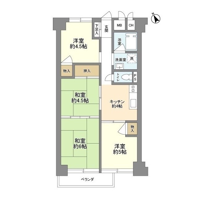 成増アーバンライフマンションの物件間取画像