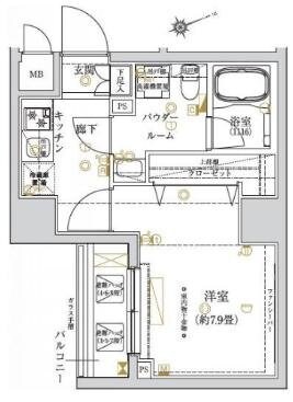 レガリス大塚の物件間取画像