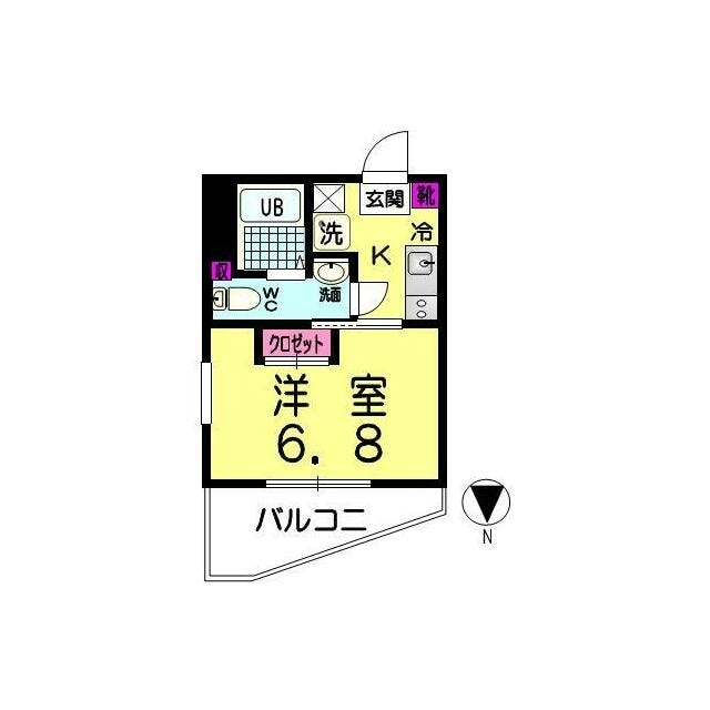 フレイス要町の物件間取画像