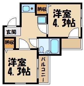 ミングルＡＰ坂下一番館の物件間取画像