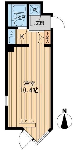 コモド駒込ハイツの物件間取画像