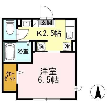 イーストハイツの物件間取画像