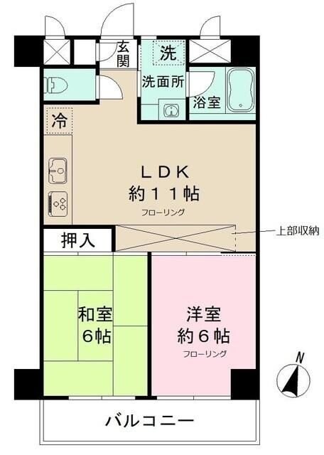 オーベルジュ桐ヶ丘の物件間取画像