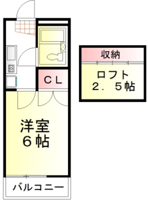 あかるハイム１９の物件間取画像