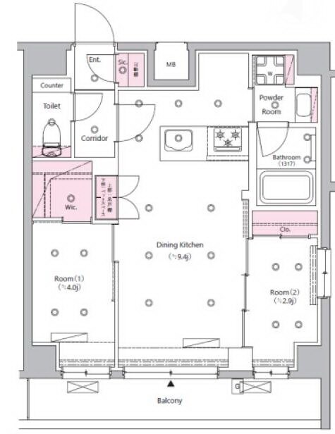 SYFORME NISHISUGAMOの物件間取画像