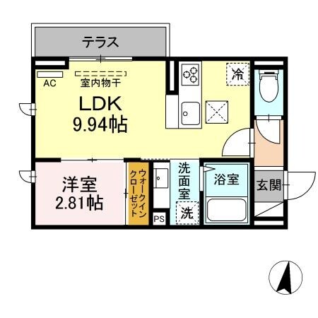 アナシエ徳丸の物件間取画像