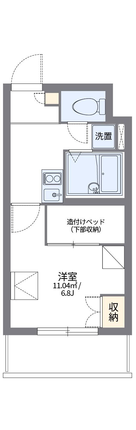 レオパレス本駒込の物件間取画像