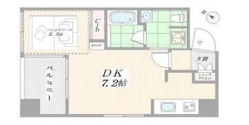 ヴィラ東邦ホワイトテラスの物件間取画像