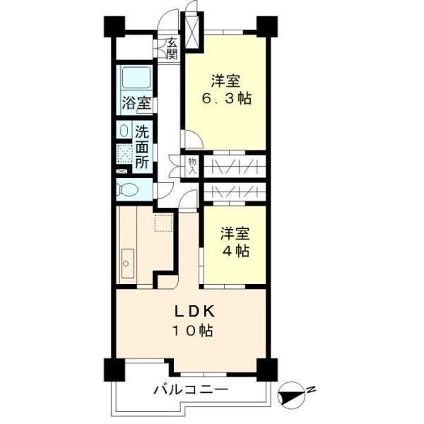 グリーンヒルズ目白の物件間取画像