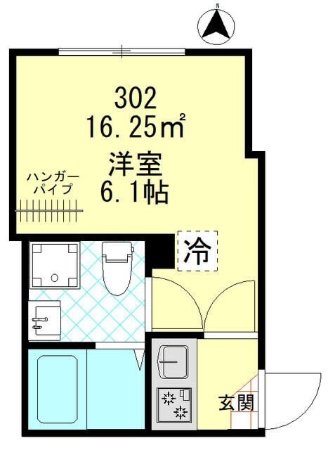 クレール蓮根の物件間取画像