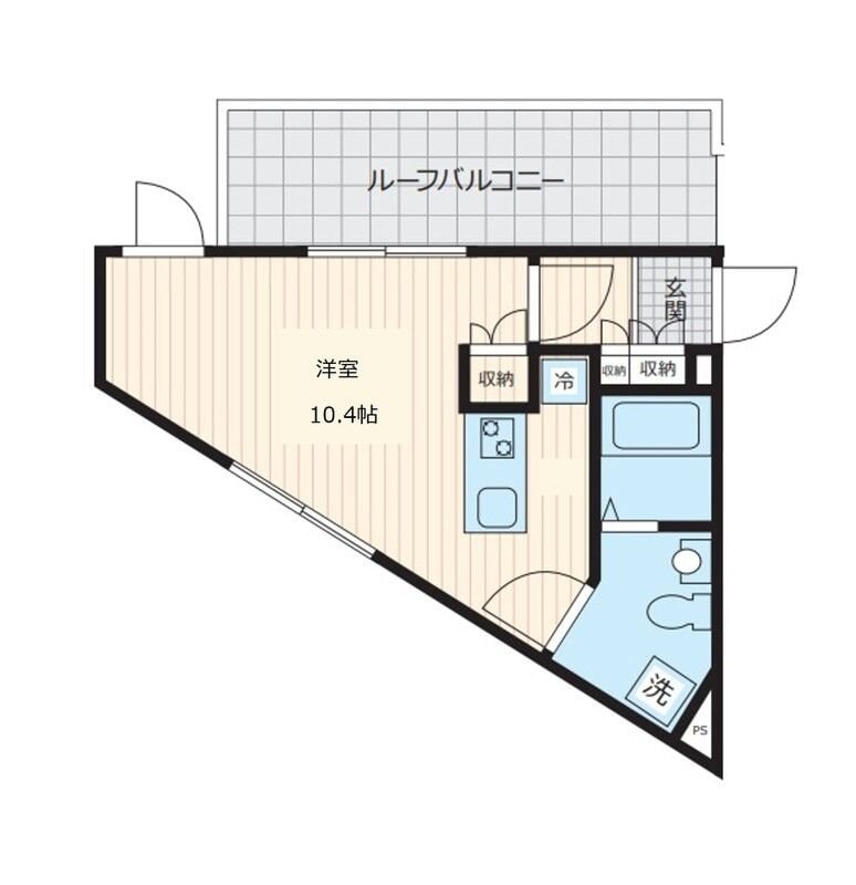 Fullea椎名町の物件間取画像