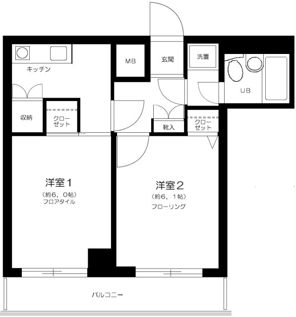 ライオンズマンション板橋第３の物件間取画像